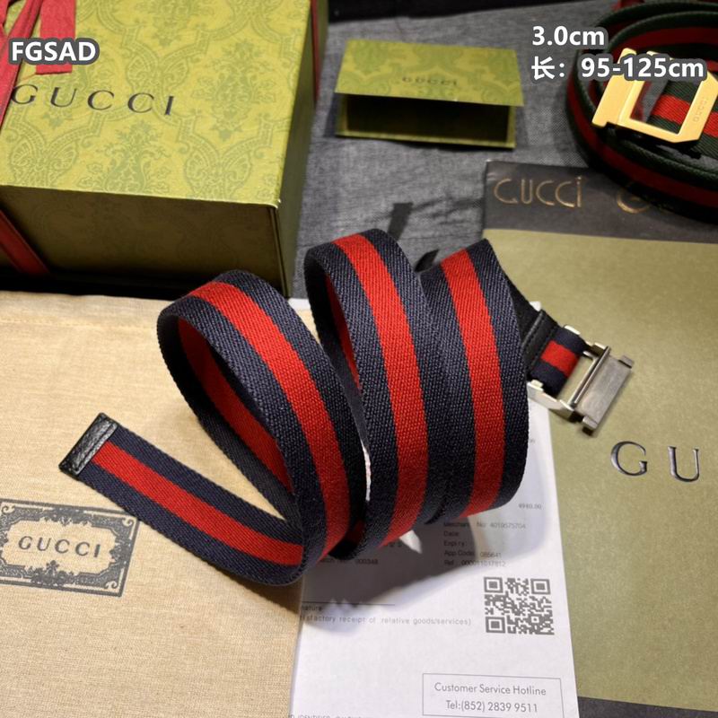 Gucci belt 30mmX95-125cm 8L (6)