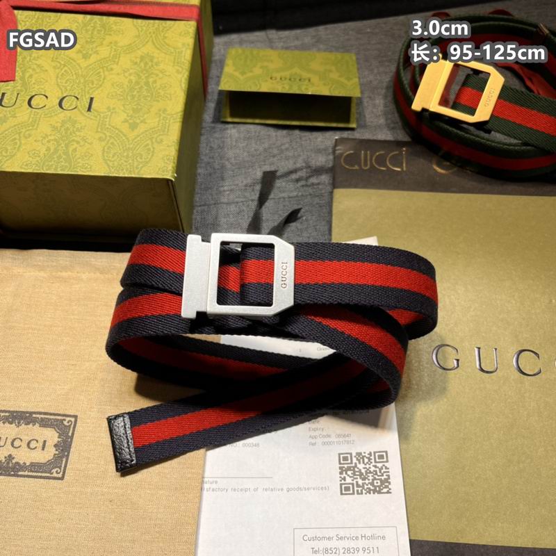 Gucci belt 30mmX95-125cm 8L (7)