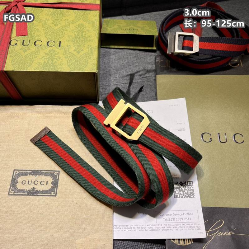 Gucci belt 30mmX95-125cm 8L (9)
