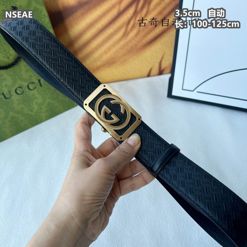 Gucci belt 35mmX100-125cm 8L (62)
