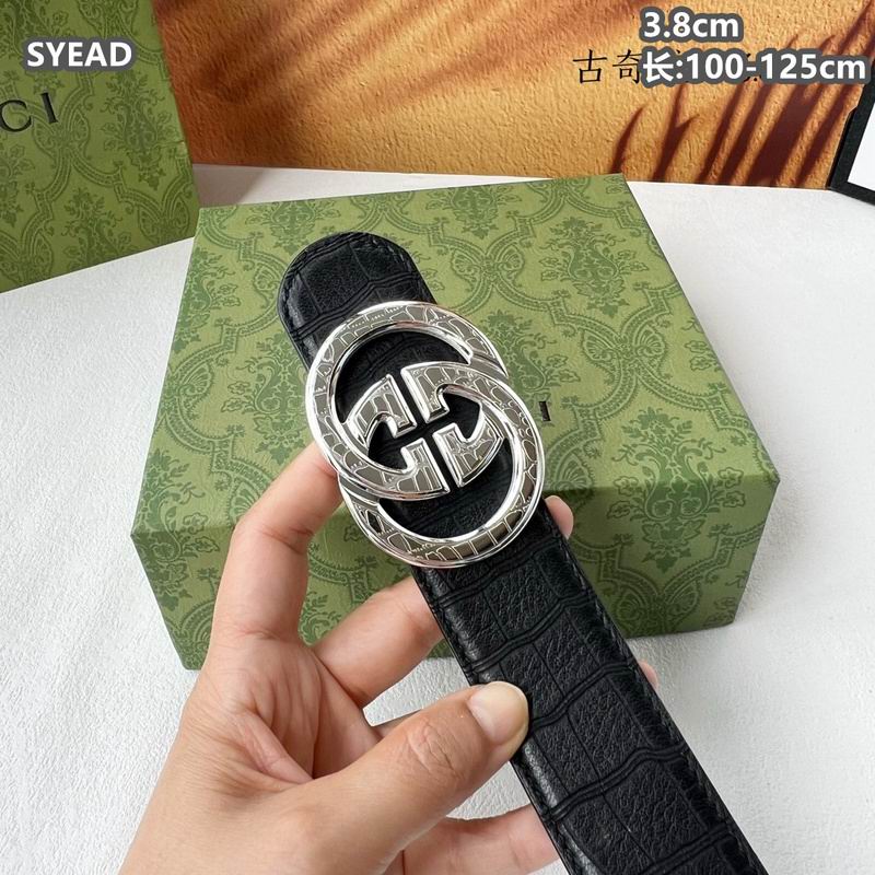 Gucci belt 38mmX100-125cm 8L (10)