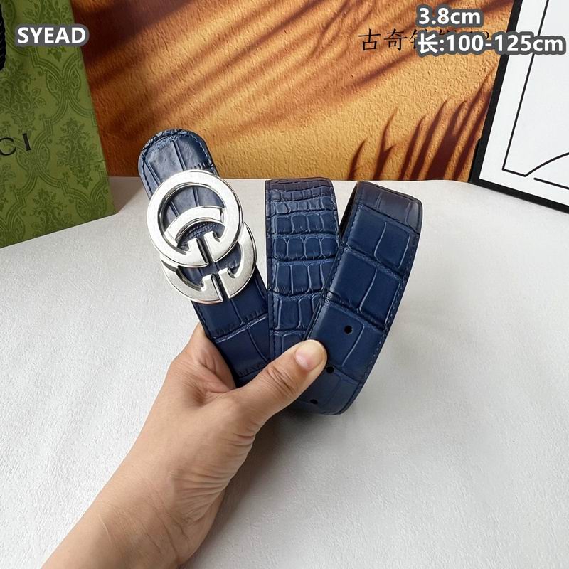 Gucci belt 38mmX100-125cm 8L (12)