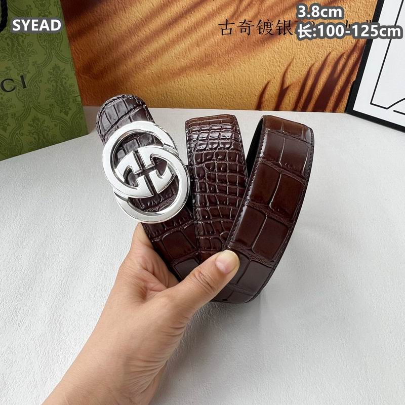 Gucci belt 38mmX100-125cm 8L (16)