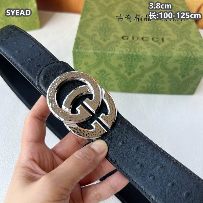 Gucci belt 38mmX100-125cm 8L (2)