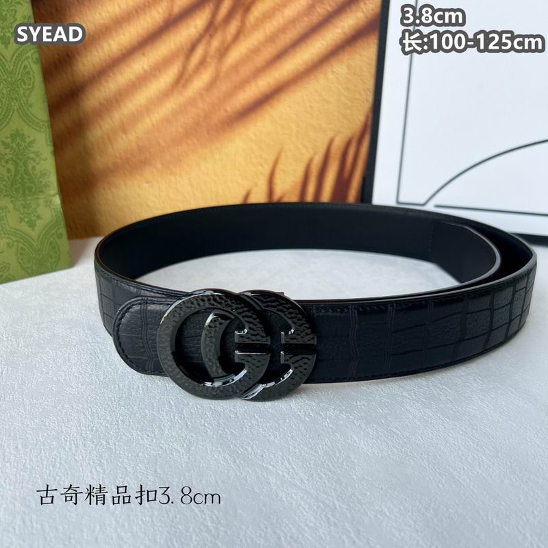 Gucci belt 38mmX100-125cm 8L (5)