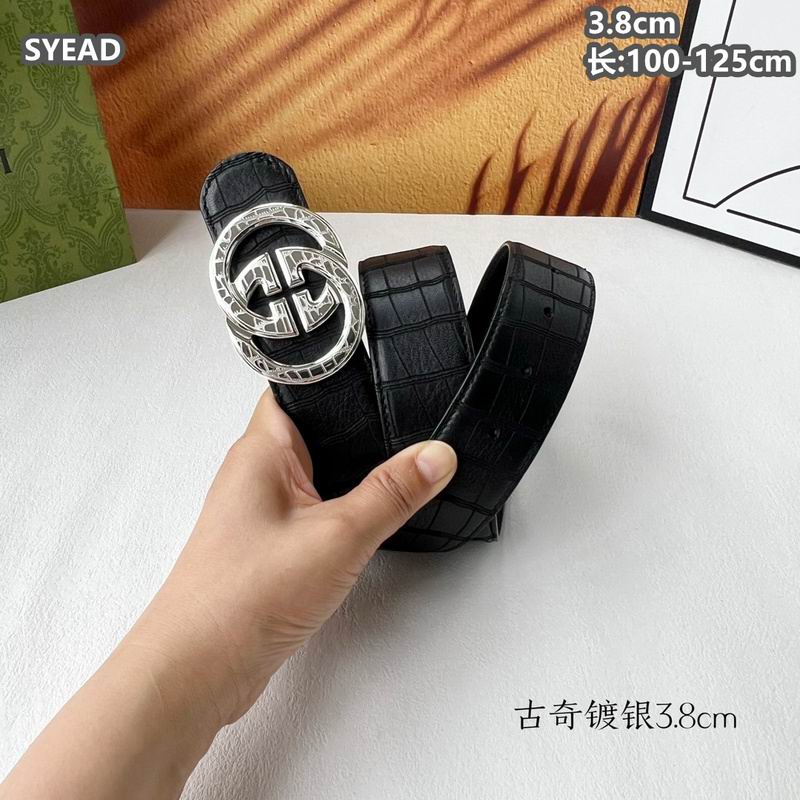 Gucci belt 38mmX100-125cm 8L (7)