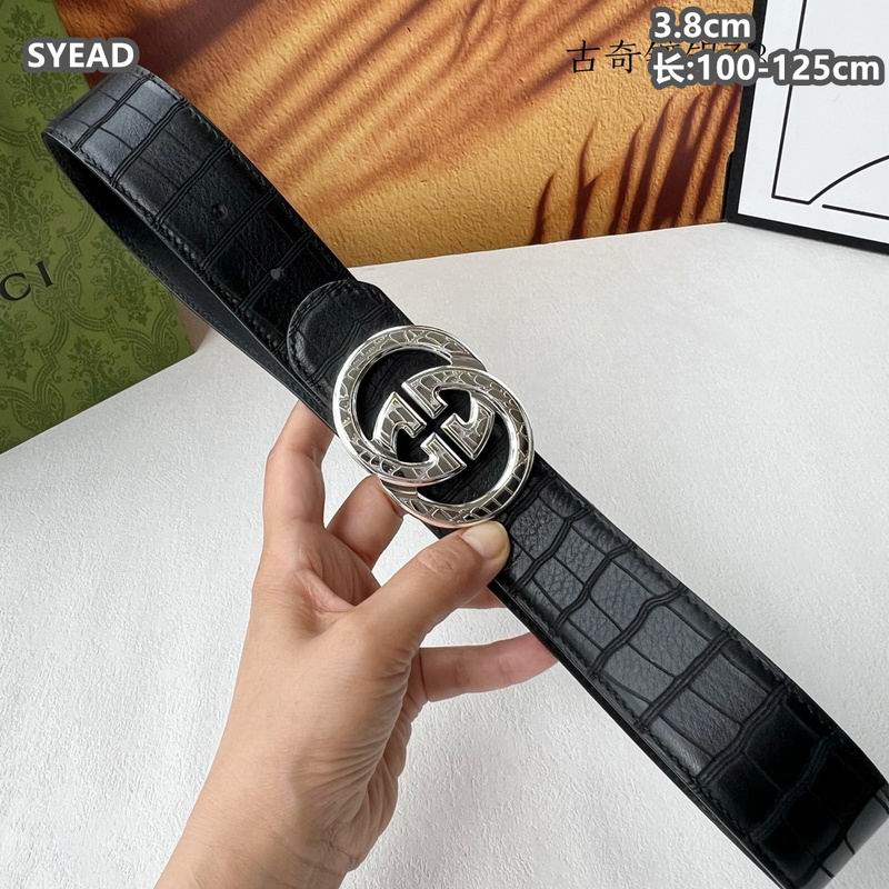 Gucci belt 38mmX100-125cm 8L (8)