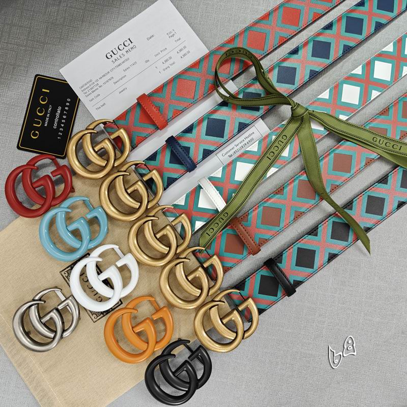 Gucci belt 38mmX90-125cm lb (16)