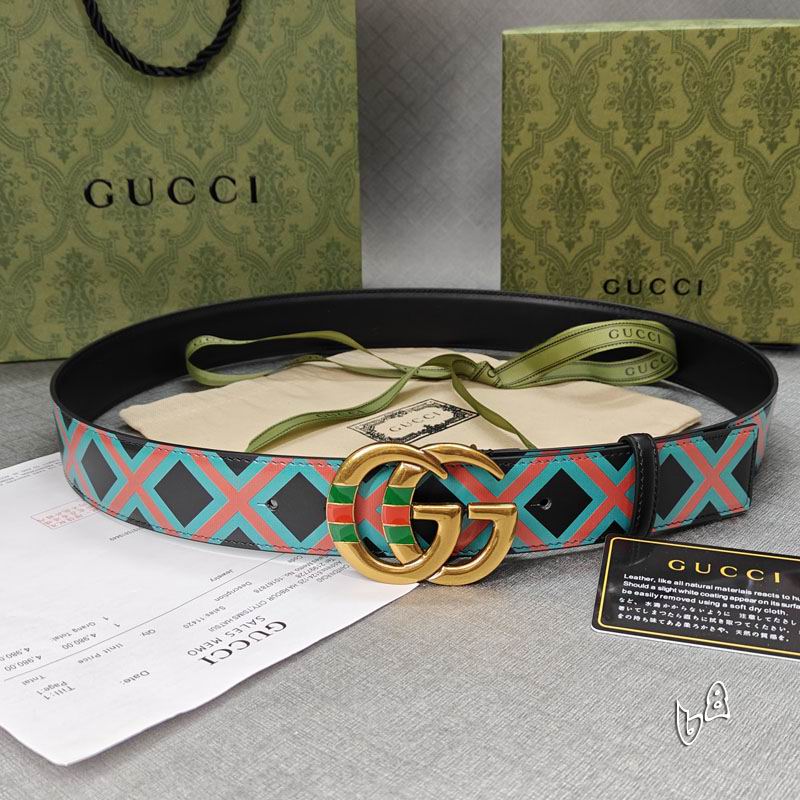 Gucci belt 38mmX90-125cm lb (18)