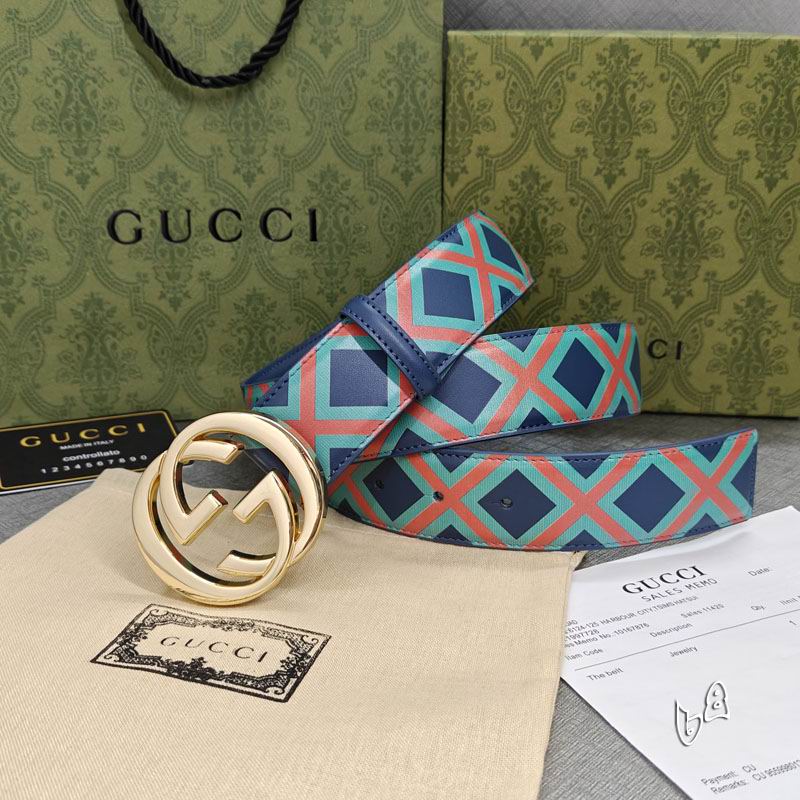 Gucci belt 38mmX90-125cm lb (20)