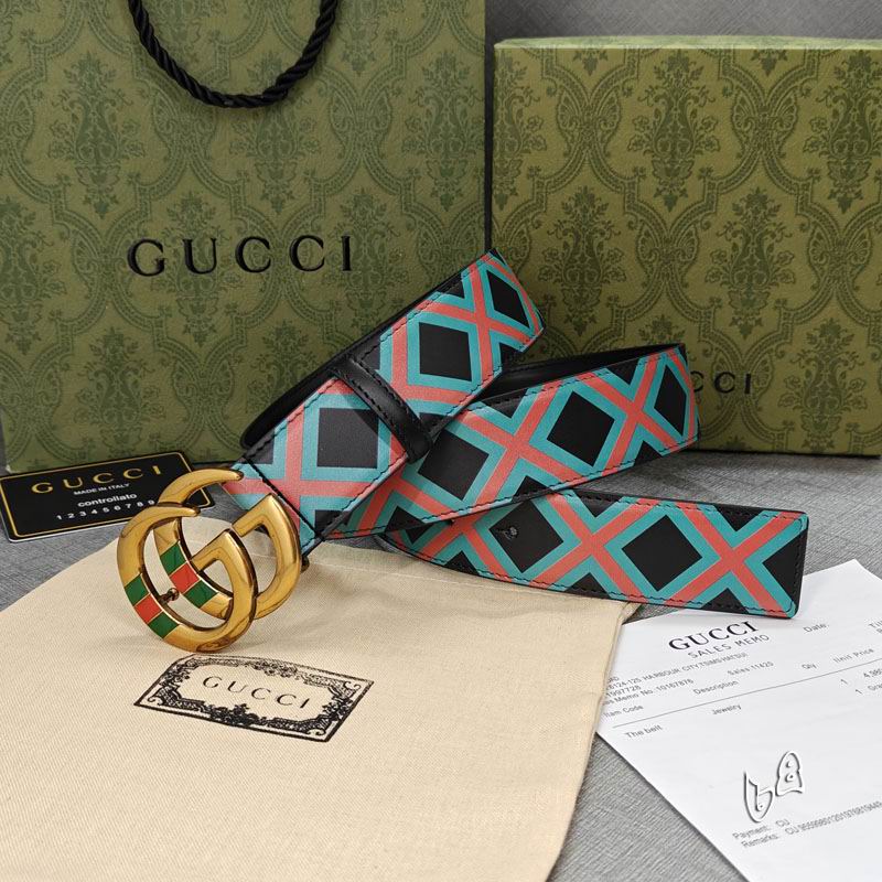 Gucci belt 38mmX90-125cm lb (20)