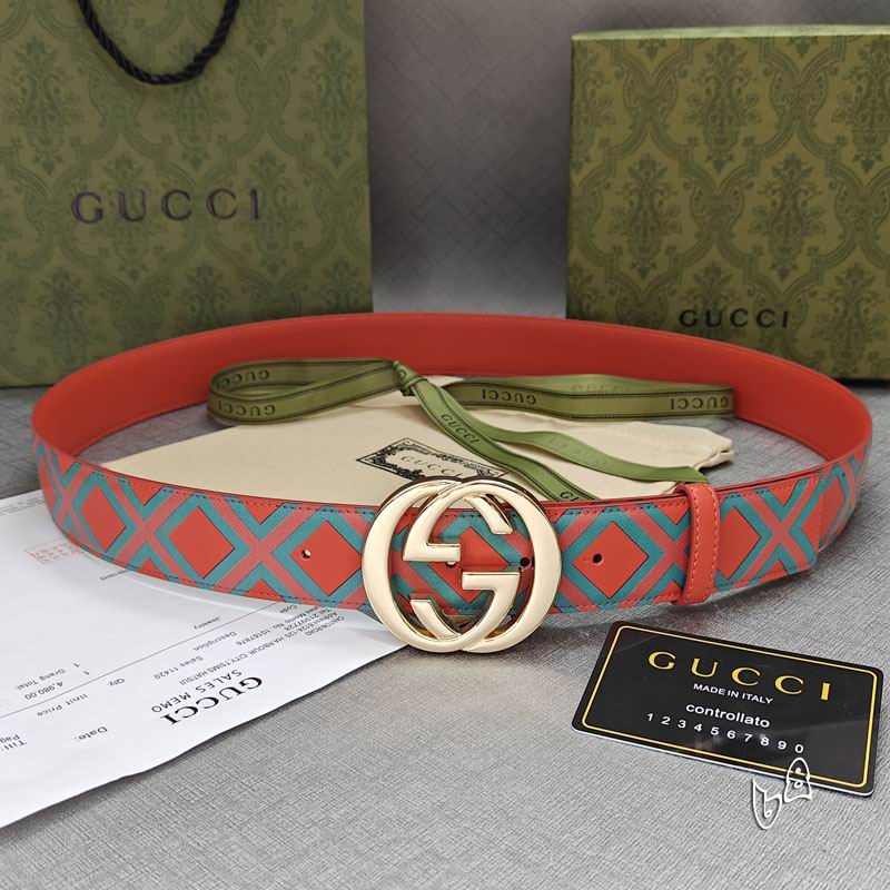 Gucci belt 38mmX90-125cm lb (21)