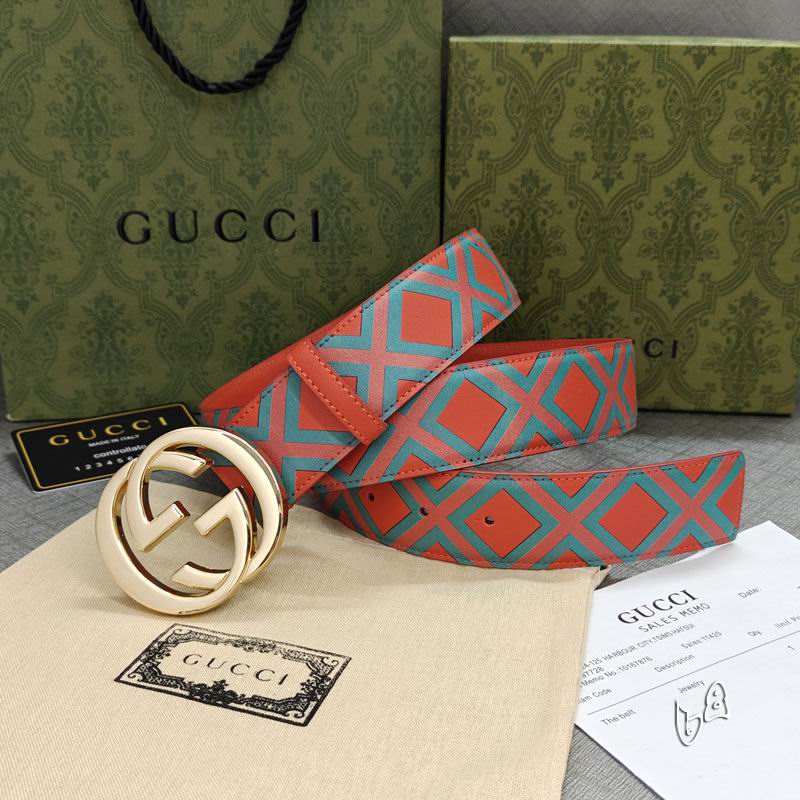 Gucci belt 38mmX90-125cm lb (23)