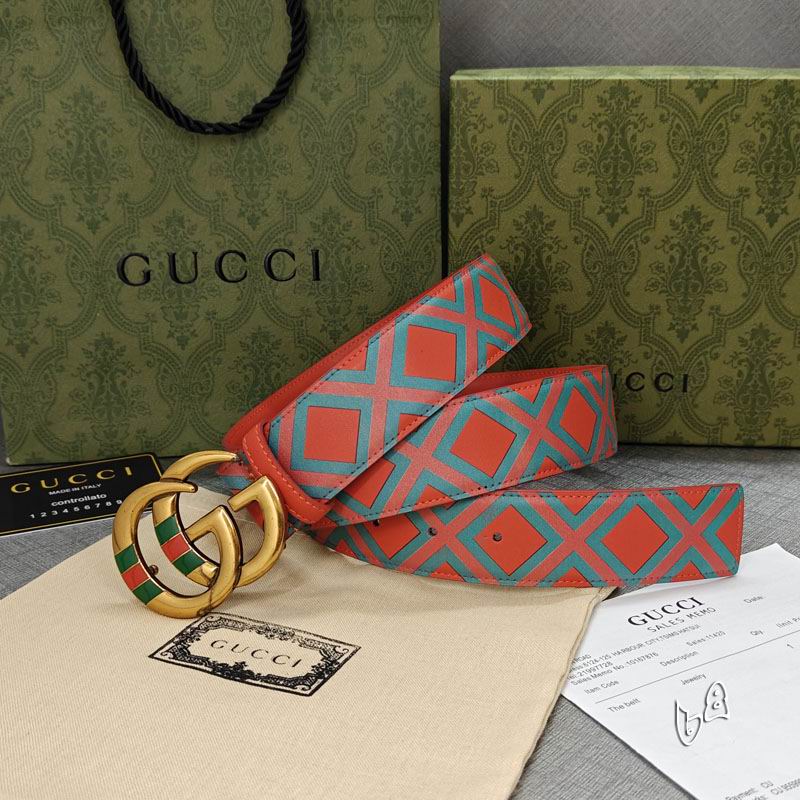 Gucci belt 38mmX90-125cm lb (23)