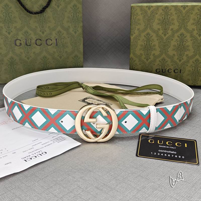 Gucci belt 38mmX90-125cm lb (24)