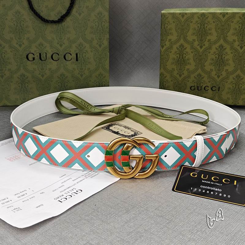 Gucci belt 38mmX90-125cm lb (24)