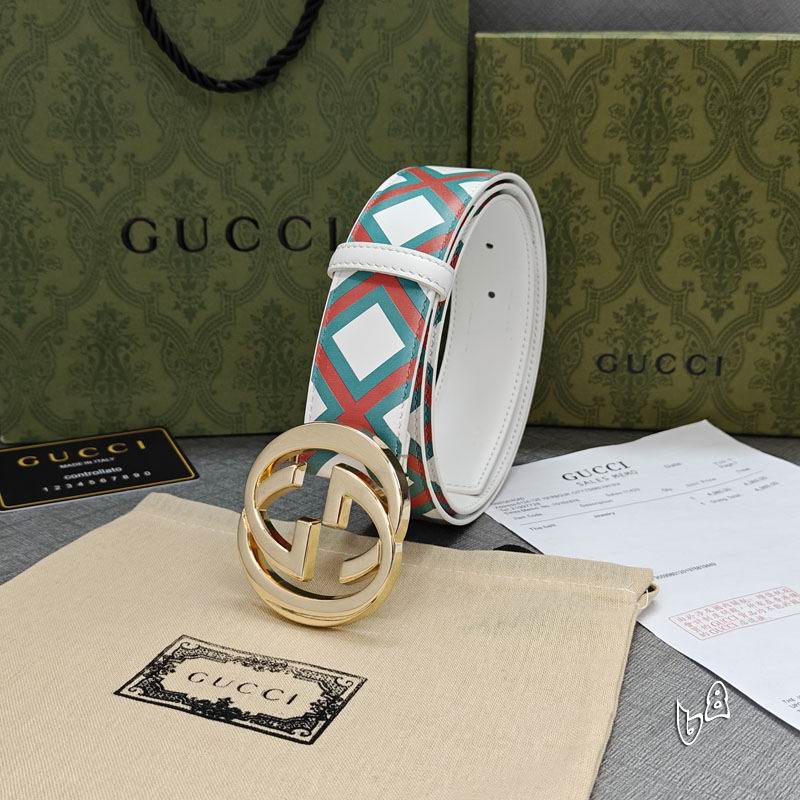 Gucci belt 38mmX90-125cm lb (25)