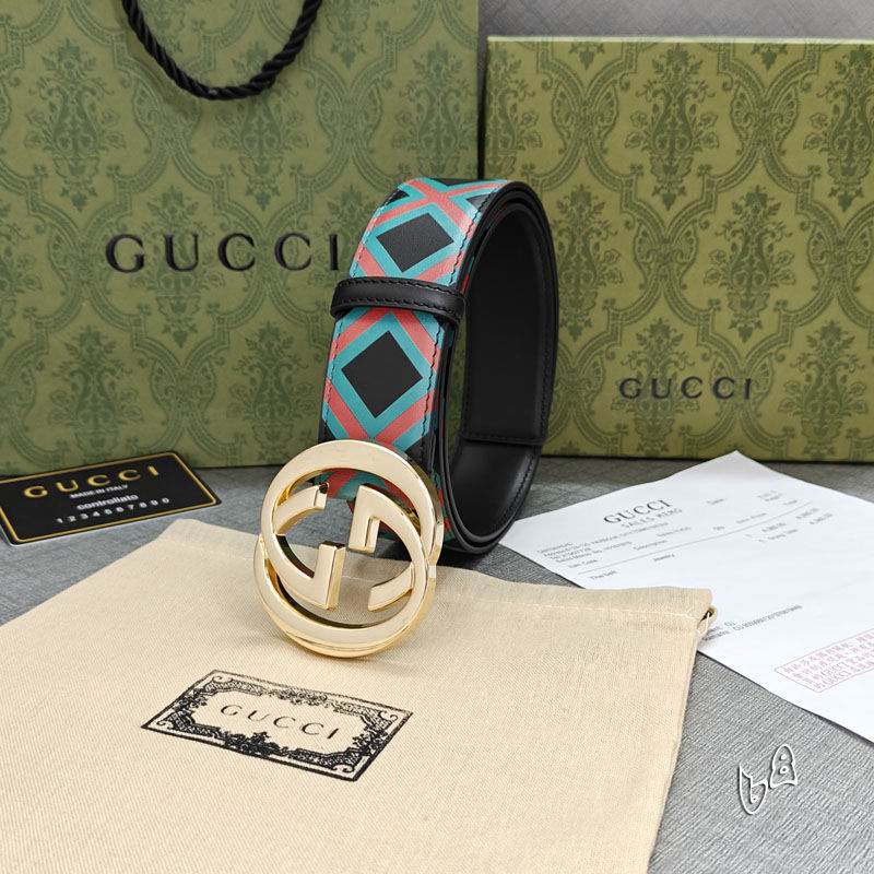 Gucci belt 38mmX90-125cm lb (28)