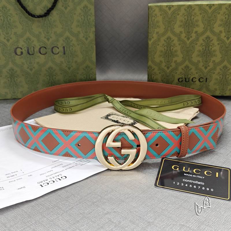 Gucci belt 38mmX90-125cm lb (30)