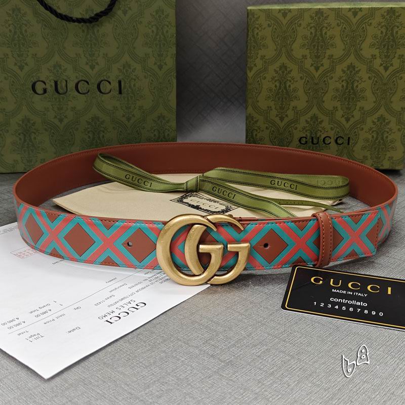 Gucci belt 38mmX90-125cm lb (4)