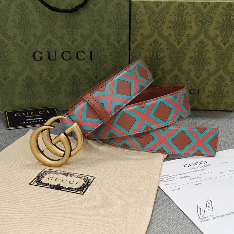 Gucci belt 38mmX90-125cm lb (6)