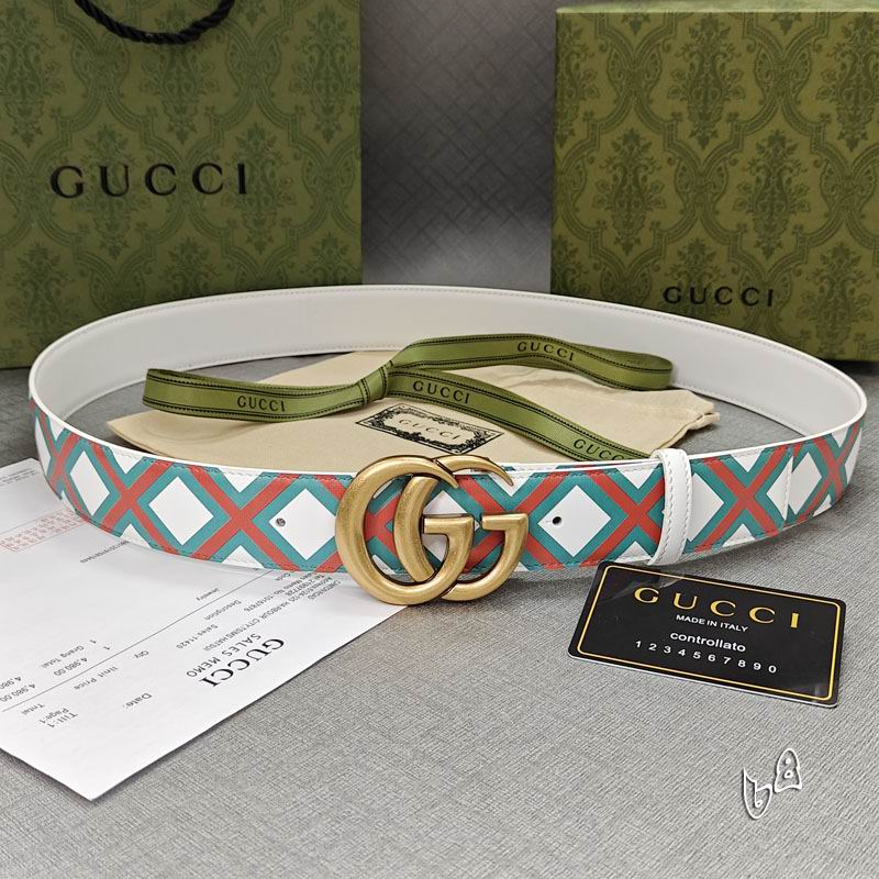 Gucci belt 38mmX90-125cm lb (7)