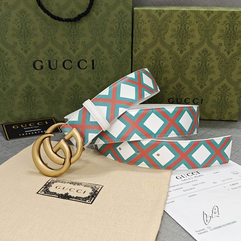 Gucci belt 38mmX90-125cm lb (9)