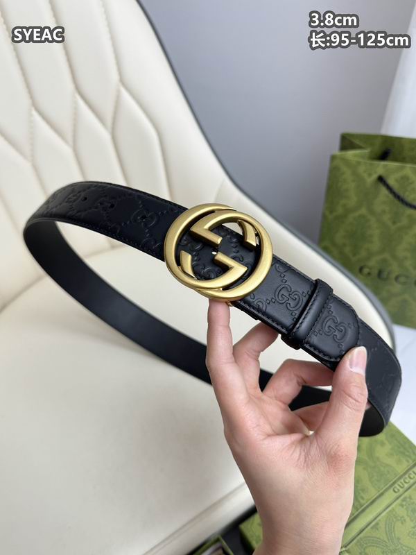 Gucci belt 38mmX95-125cm 8L (10)