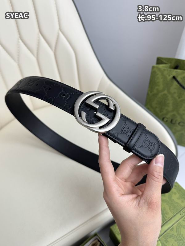 Gucci belt 38mmX95-125cm 8L (7)