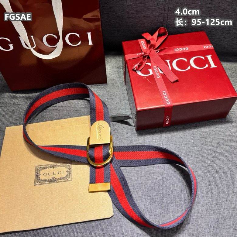 Gucci belt 40mmX95-125cm 8L (104)