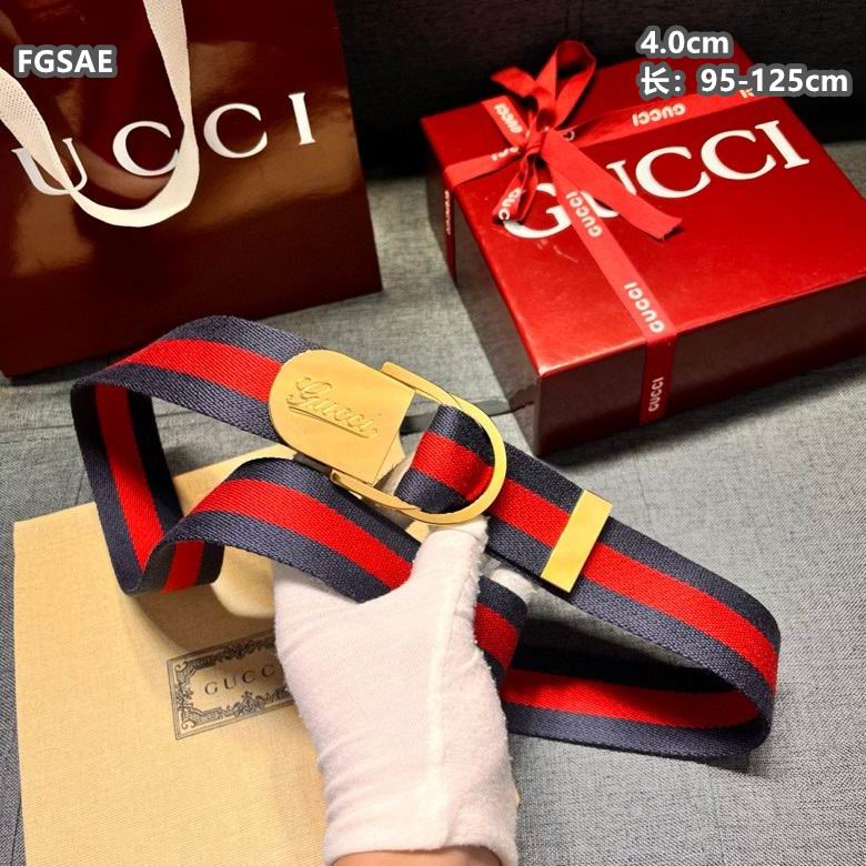 Gucci belt 40mmX95-125cm 8L (106)