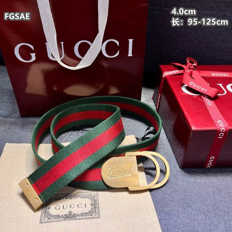 Gucci belt 40mmX95-125cm 8L (107)