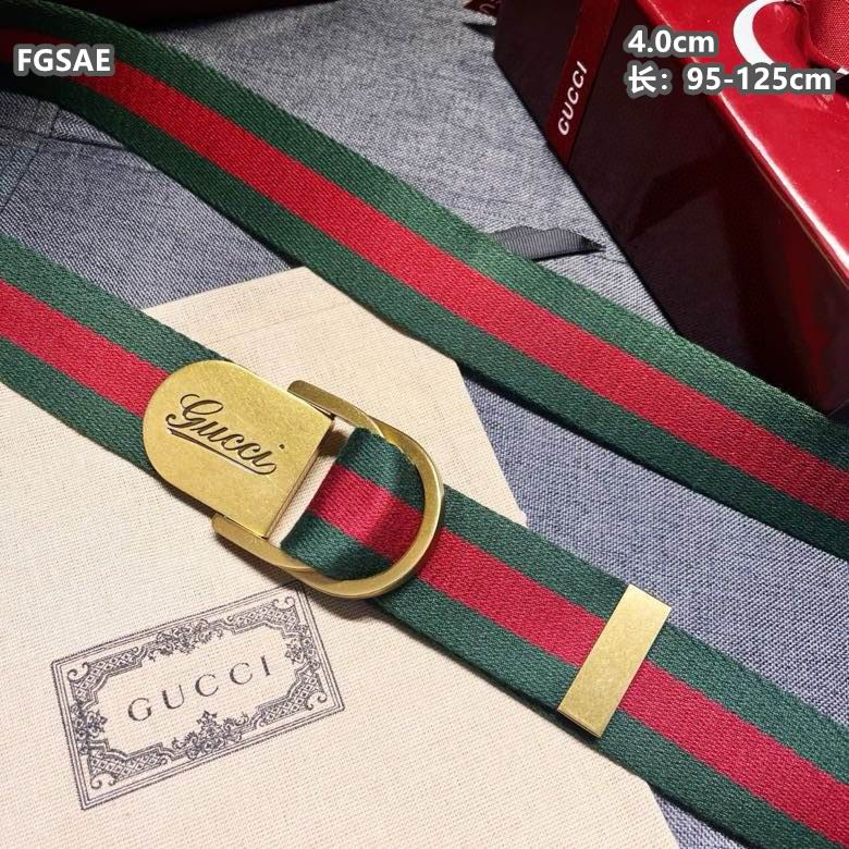 Gucci belt 40mmX95-125cm 8L (116)