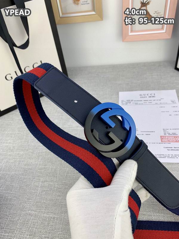 Gucci belt 40mmX95-125cm 8L (122)