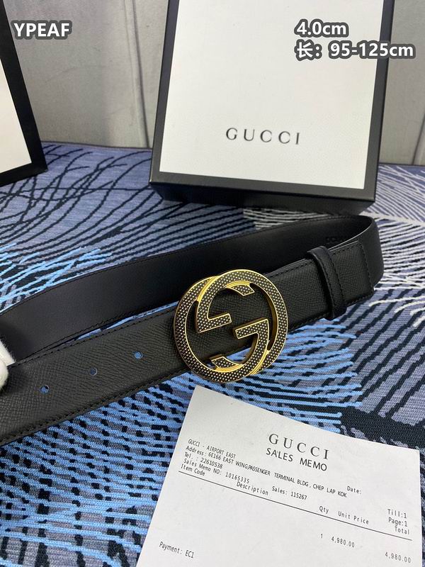 Gucci belt 40mmX95-125cm 8L (30)