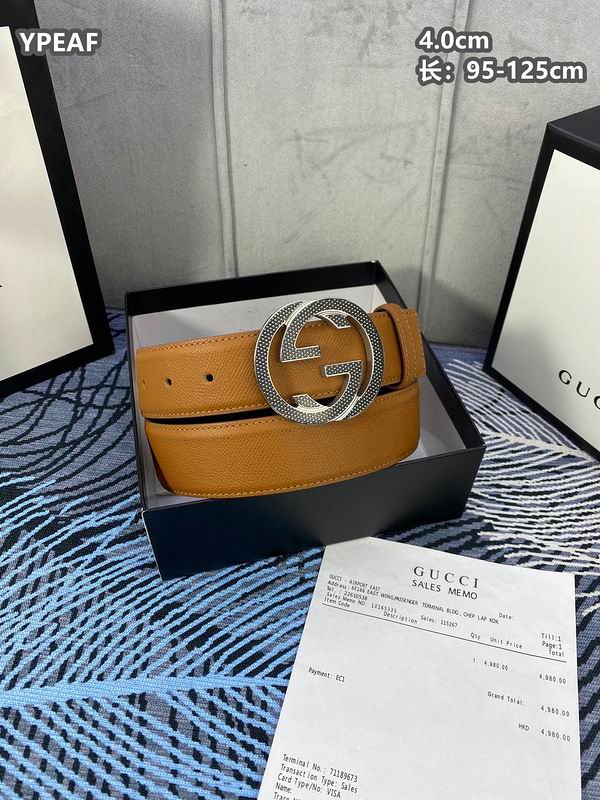 Gucci belt 40mmX95-125cm 8L (5)