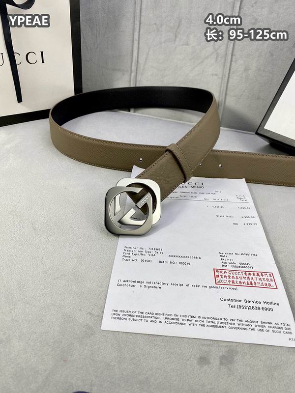 Gucci belt 40mmX95-125cm 8L (70)