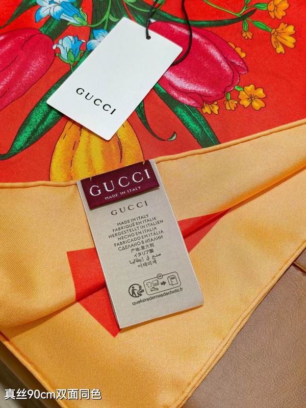 Gucci silk Scarf 90X90cm E01 (16)