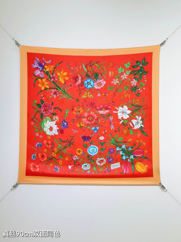 Gucci silk Scarf 90X90cm E01 (19)