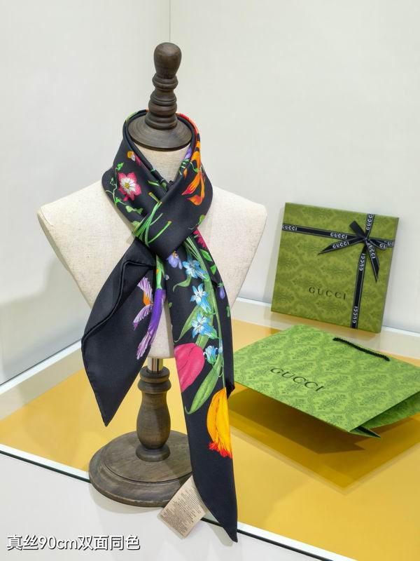 Gucci silk Scarf 90X90cm E01 (45)