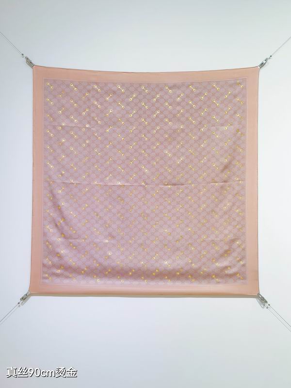 Gucci silk Scarf 90X90cm E14 (20)