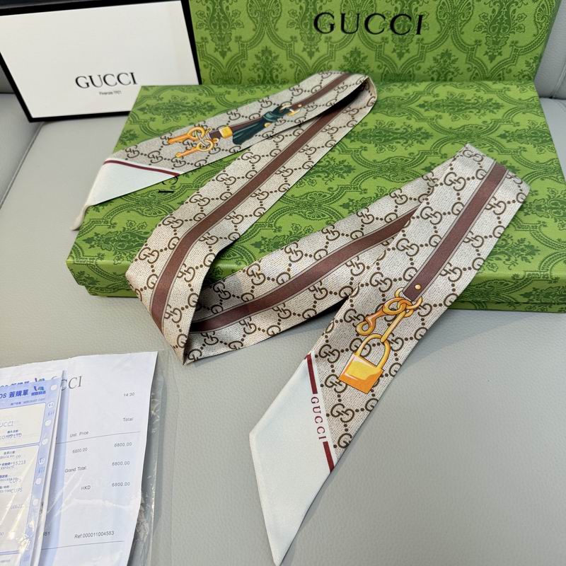 Gucci silk ribbon 5X120cm E03 (6)