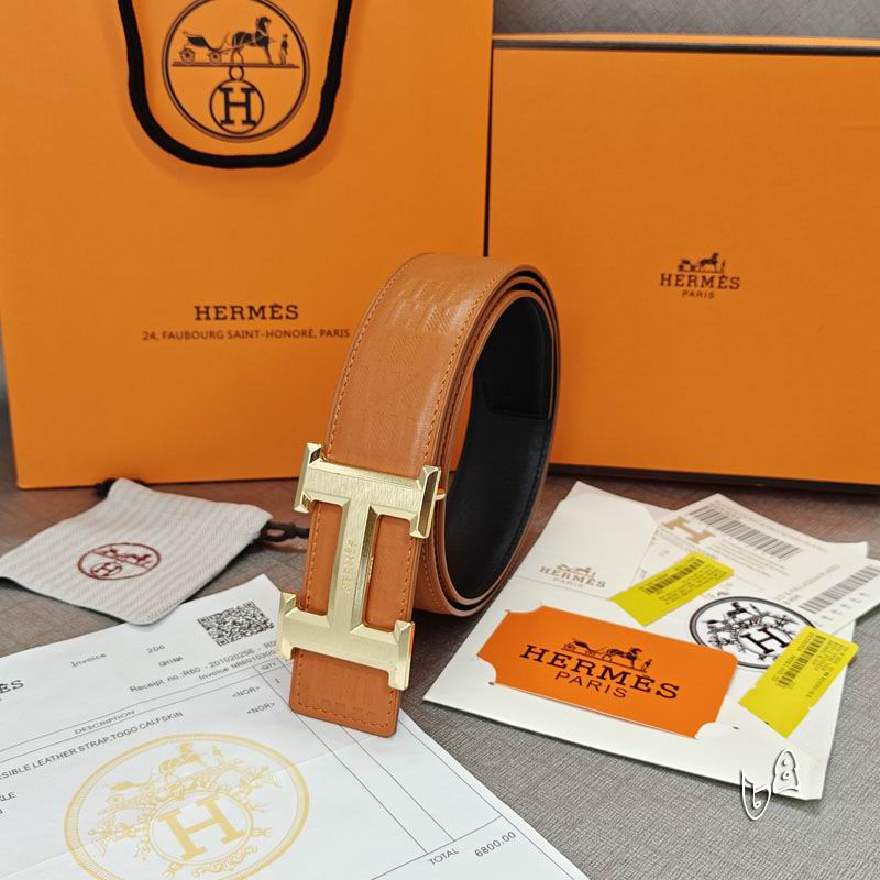 Hermes belt 38mmX90-125cm lb (19)
