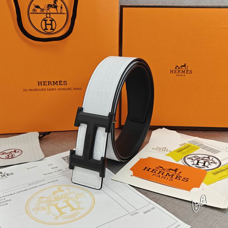 Hermes belt 38mmX90-125cm lb (31)