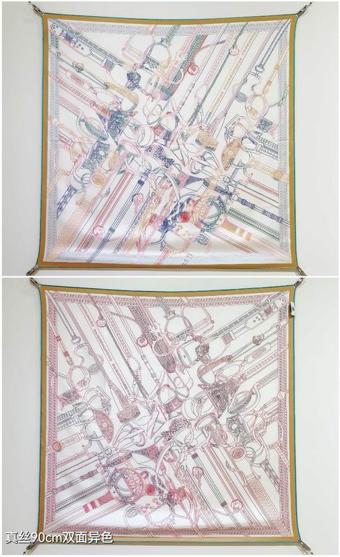 Hermes silk Scarf 90X90cm E04 (25)