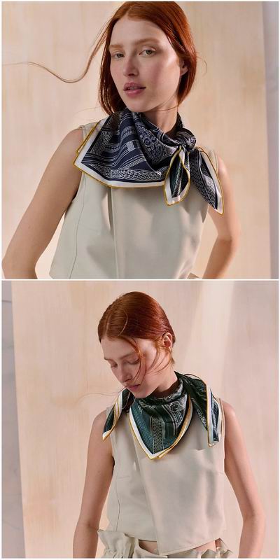 Hermes silk Scarf 90X90cm E04 (8)