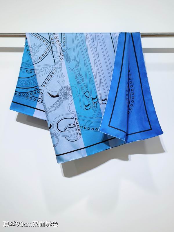 Hermes silk Scarf 90X90cm E06 (2)
