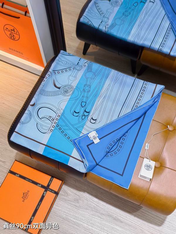 Hermes silk Scarf 90X90cm E06 (6)