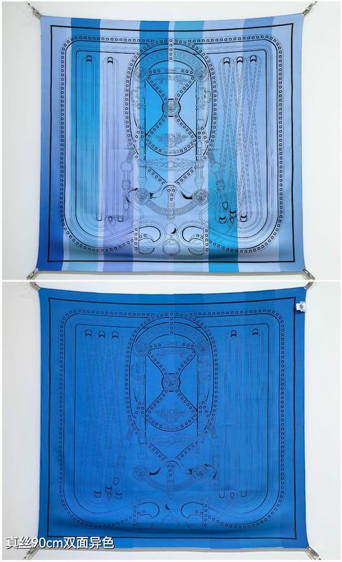 Hermes silk Scarf 90X90cm E06 (7)