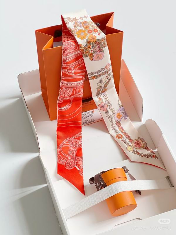 Hermes silk ribbon 5X86.5cm E09 (12)